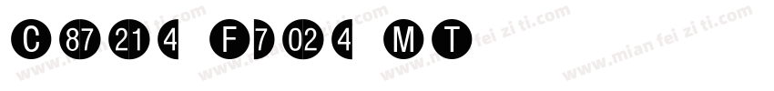 Circle Frame MT字体转换